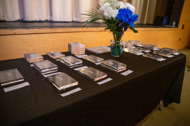 picture of awards plaque given to students during 2022 Student Involvement Prizes and Awards Ceremony