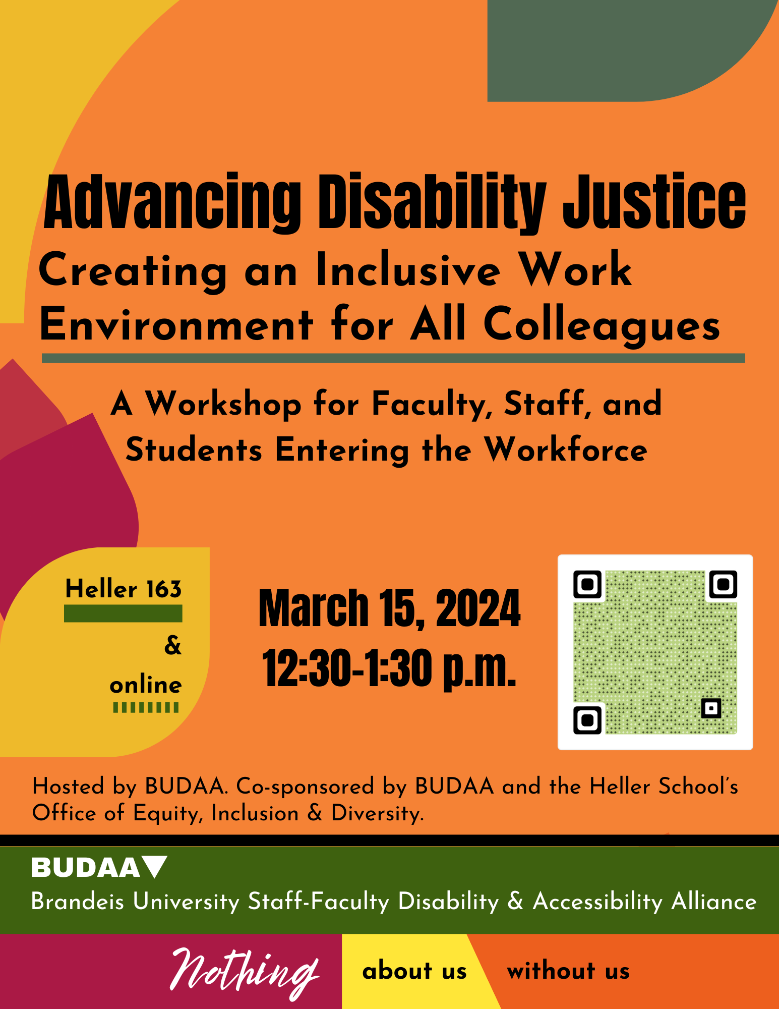 Advancing Disability Justice: Creating an Inclusive Work Environment for All Colleagues