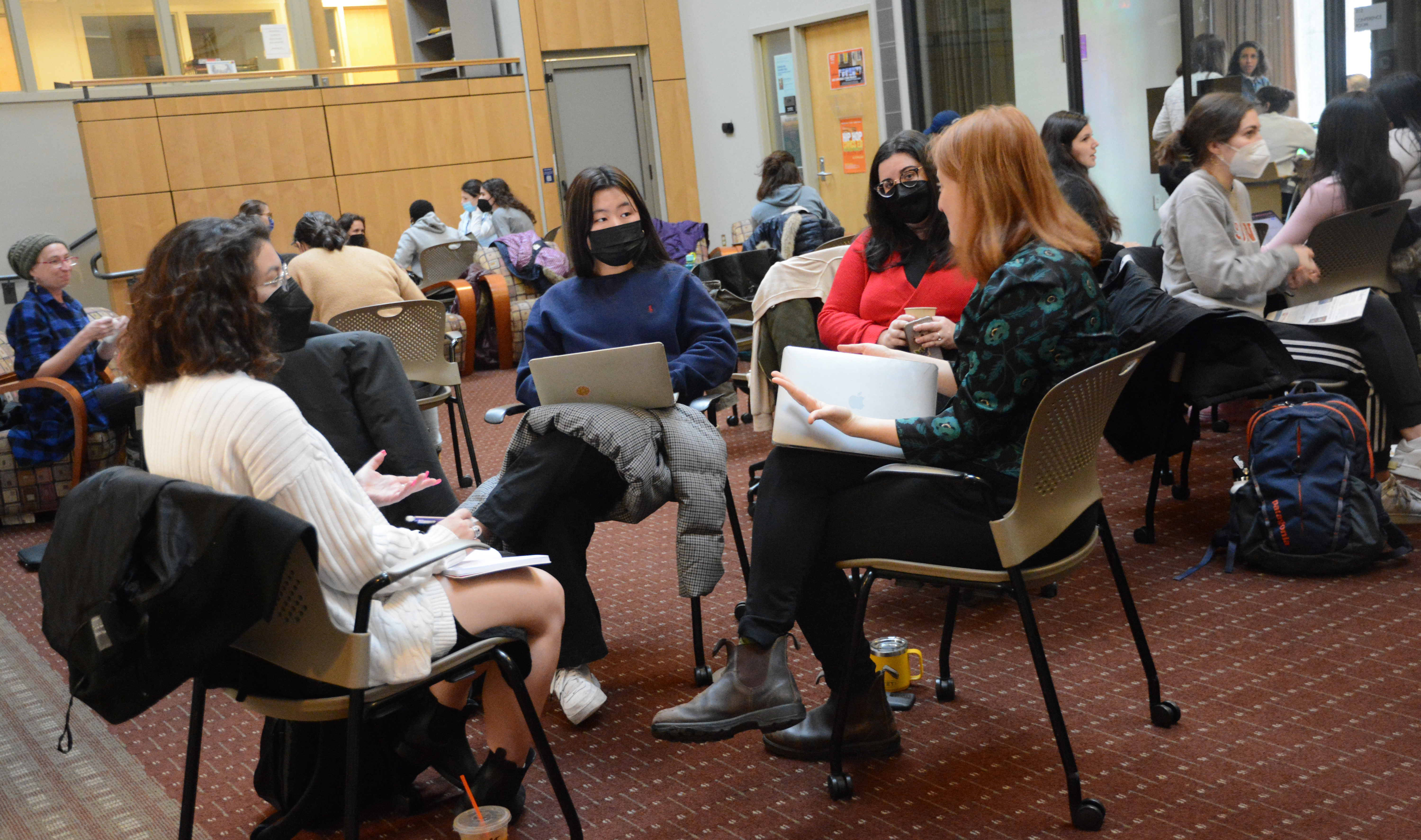 Photo of students, taken by David Weinstein