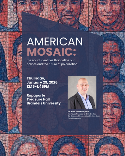 Flyer for American Mosaic