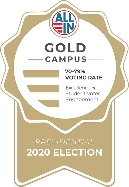 All IN Voting Challenge Gold Seal