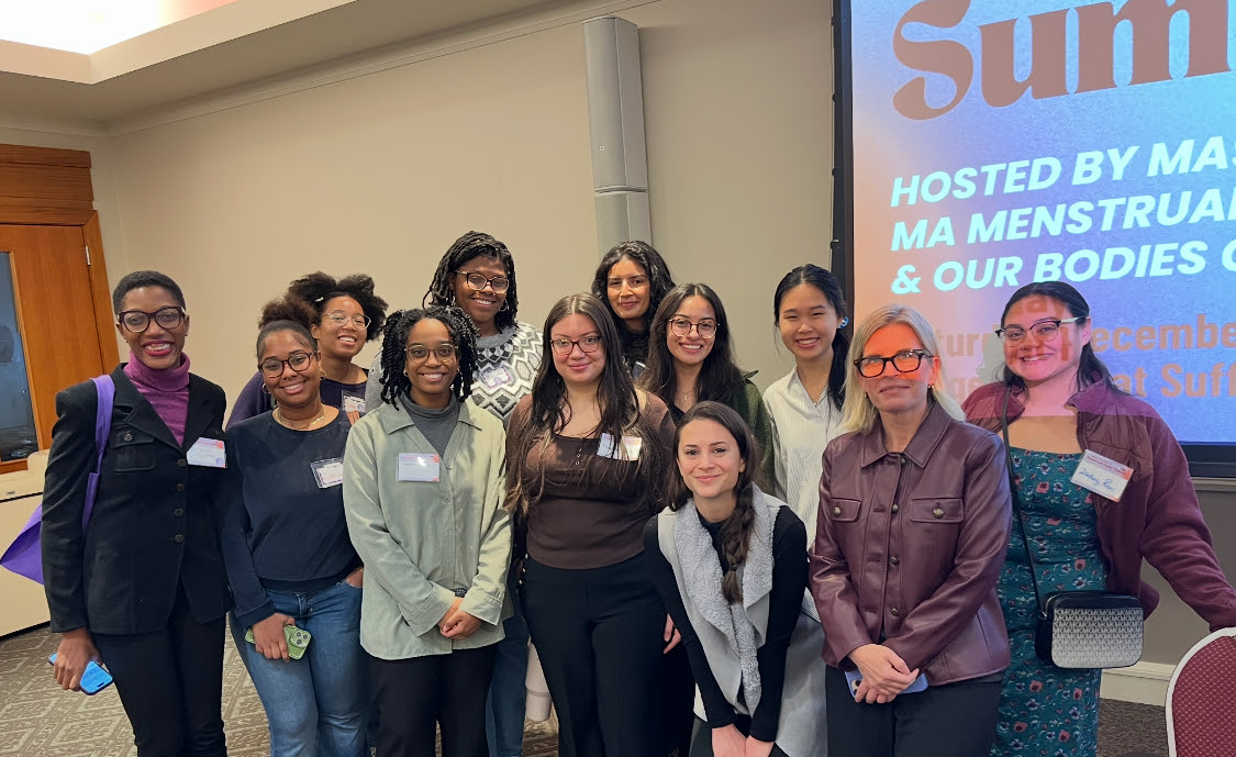 ENACT students at menstrual equity summit