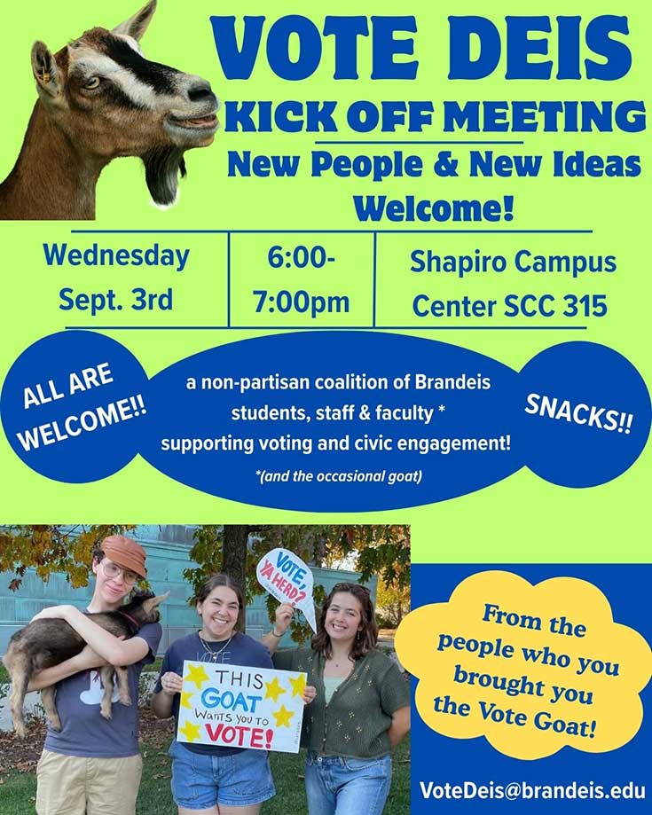 VoteDeis Kick Off Flyer