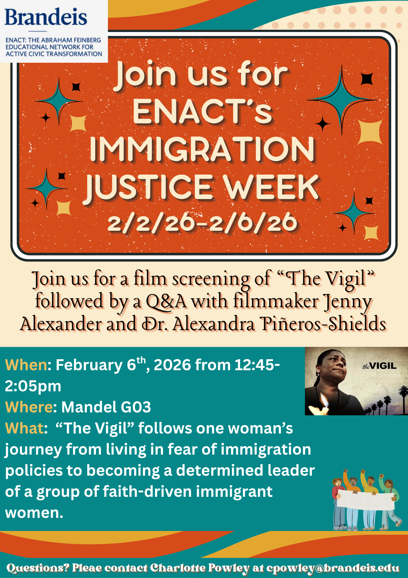 Immigration Justice Week Flyer