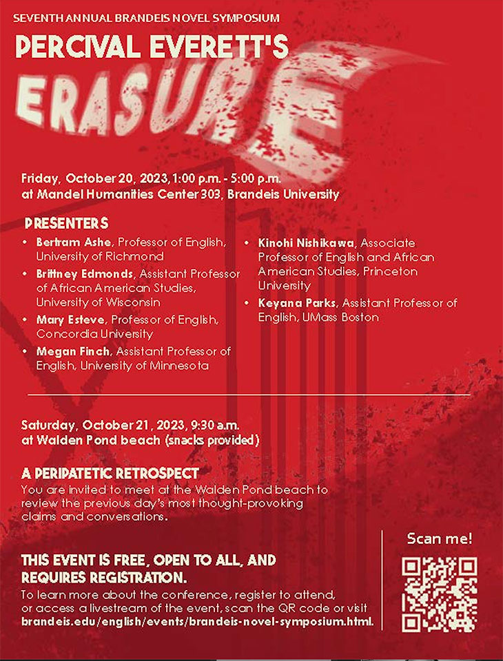 Erasure event poster