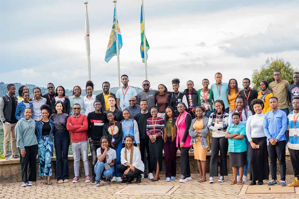 Ramie Targoff's Rwandan students