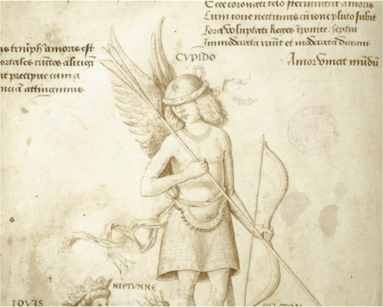 Medieval depiction of mythology