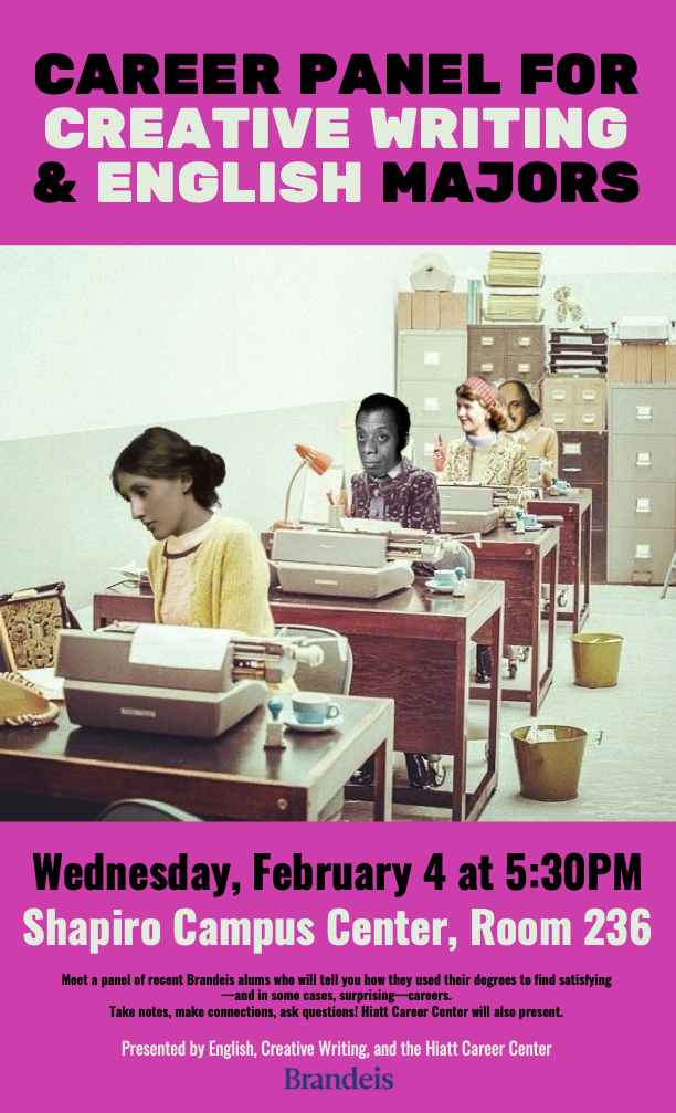 What can you do with your Creative Writing and English major Flyer