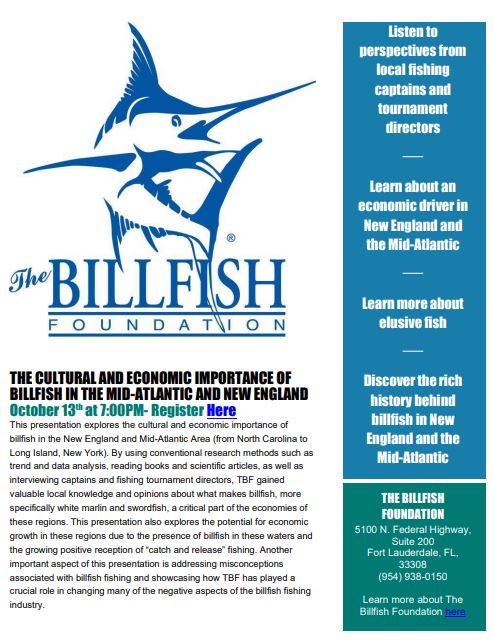 Billfish Foundation Flyer