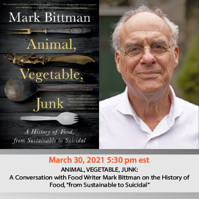 Animal, Vegetable, Junk book and Mark Bittman Photo