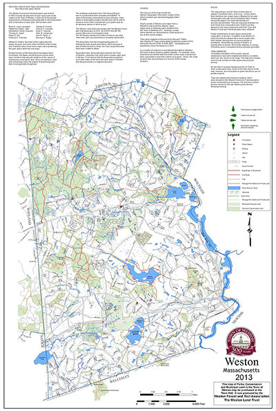 map of weston massachusetts