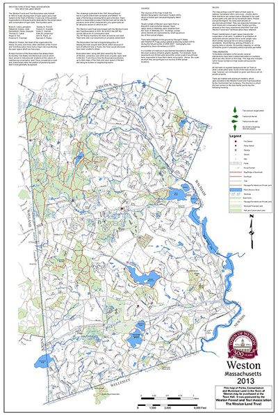 map of weston massachusetts