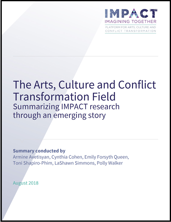 The Arts, Culture and Conflict Transformation Field report cover