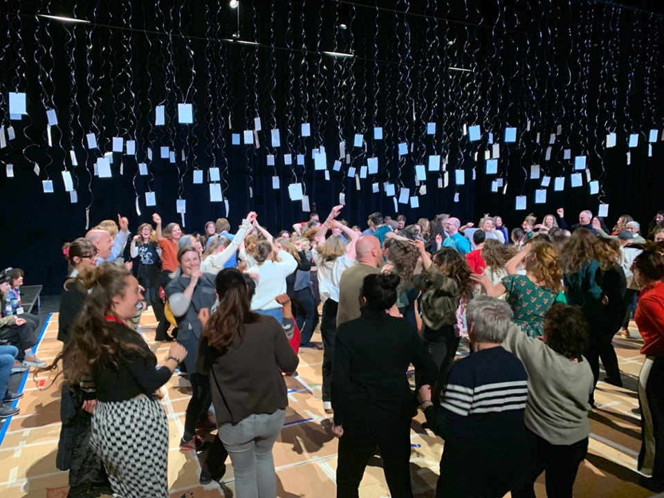 people dancing on the stage