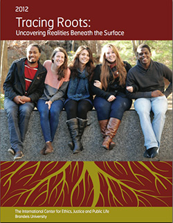 cover of "Tracing Roots: Uncovering Realities Beneath the Surface."