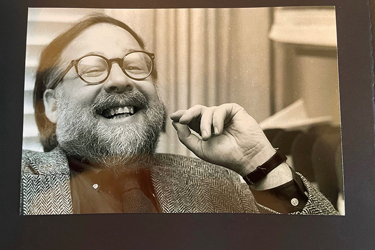 Portrait of Allan Keiler laughing