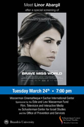 "Brave Miss World" poster