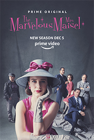 Publicity poster for the Marvelous Mrs. Maisel