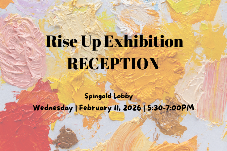 Promotion for the 2026 Rise Up Exhibition Reception on February 11