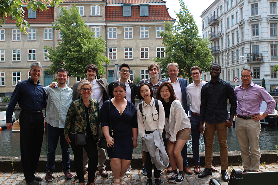 Brandeis students in Copenhagen