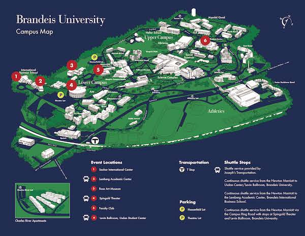 Brandeis Campus Map