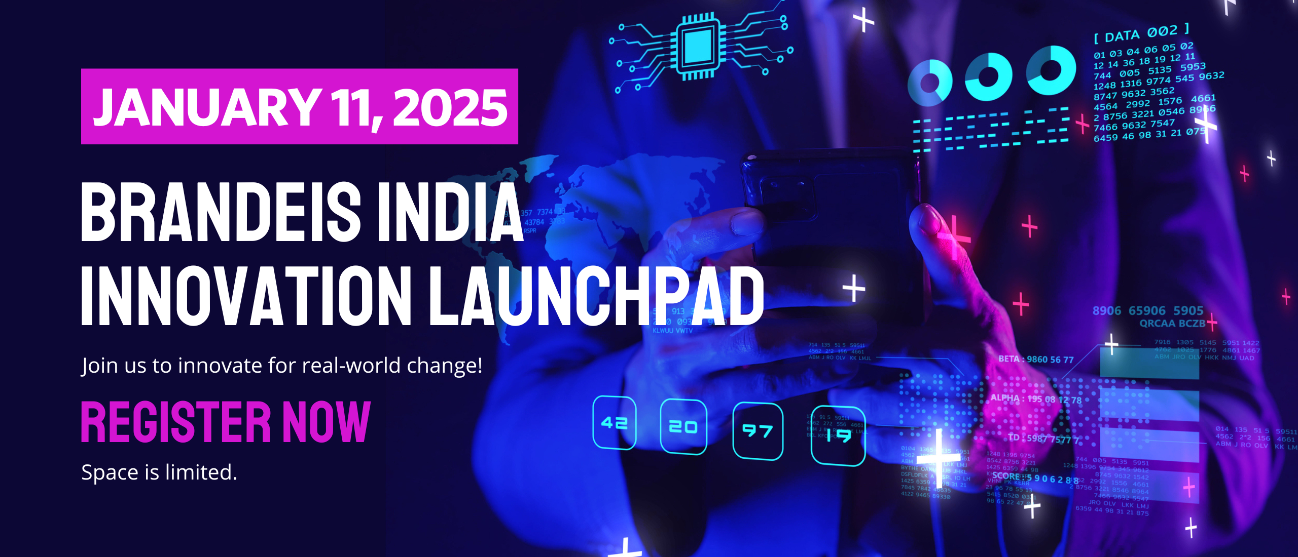 India Hackathon, January 8-9, 2025, Join us to innovate for real-world change! Register now. Space is limited.