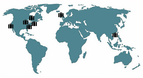 map of trek locations