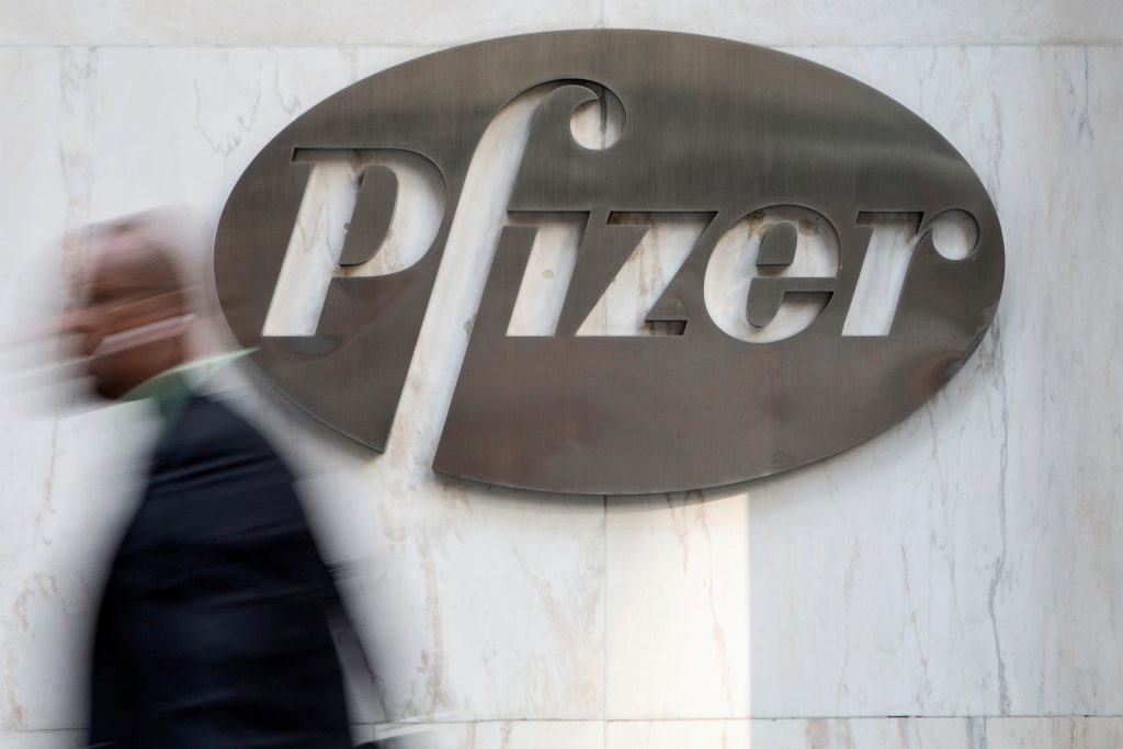 Pfizer sign