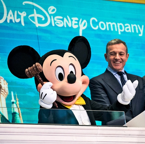 Mickey Mouse at the New York Stock Exchange