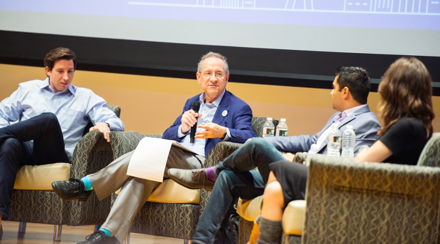 Finance Prof. Stephen Cecchetti moderated a panel called FinTech and Digital Currency at FinTech Week 2019.