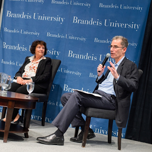 Karnit Flug, past governor of the Bank of Israel, and Gideon Argov, general partner at New Era Capital Partners