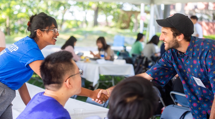 Brandeis International Business School welcomed nearly 300 new students this week.