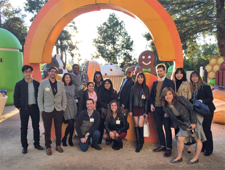 Students outside Google.