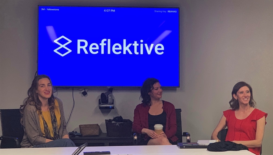 Three employees at Reflektive,