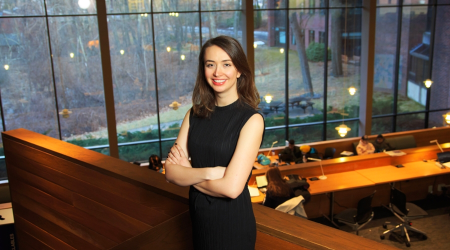 Bozhanka Vitanova, MA'16 is flexing her entrepreneurial muscles. | Photo credit: Heratch Ekmekjian