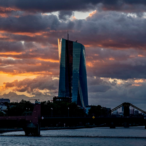 The European Central Bank headquarters in Frankfurt.