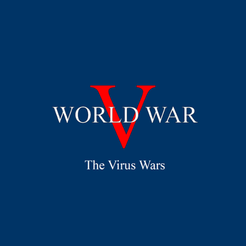 Graphic with title: World War V