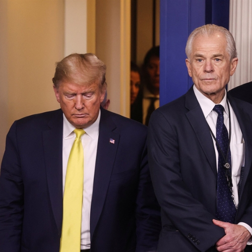 President Trump and Peter Navarro