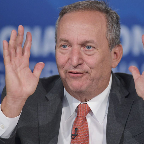 A photo of former US Treasury Secretary Larry Summers.