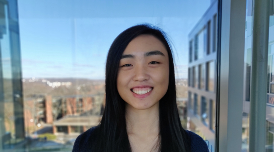Carmen Huang ’20, MA’21, is a native of Quincy, Massachusetts, and one of the inaugural group of three DEIS scholars.