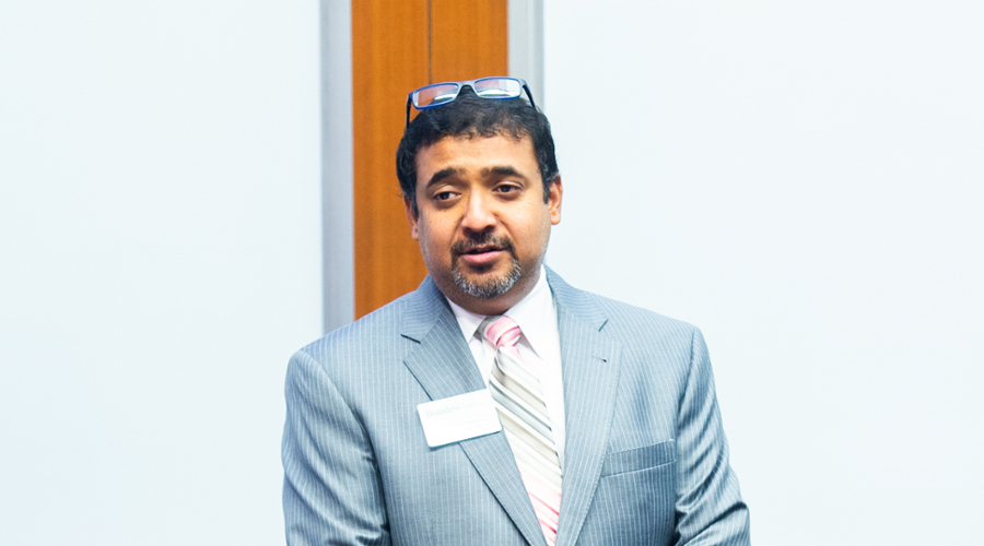 Prof. Debarshi Nandy led Brandeis University's involvement in developing Mass Fintech Hub.