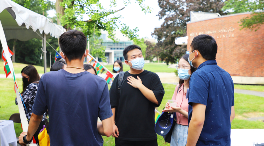 Orientation marked the long-awaited return to campus for students, faculty and staff at the International Business School.