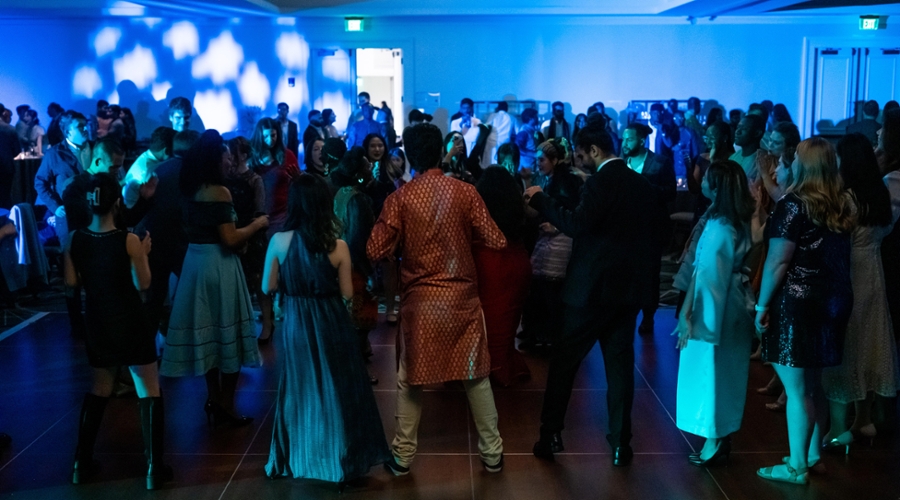 Students on the dance floor.