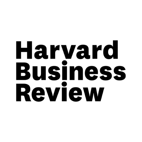The Harvard Business School Logo in black block font over a white background.