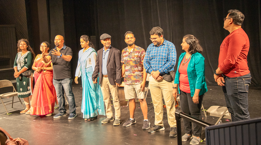 Cast of Crazy or What? by Spotlight Columbus, OH, script and direction by Arijit Sur