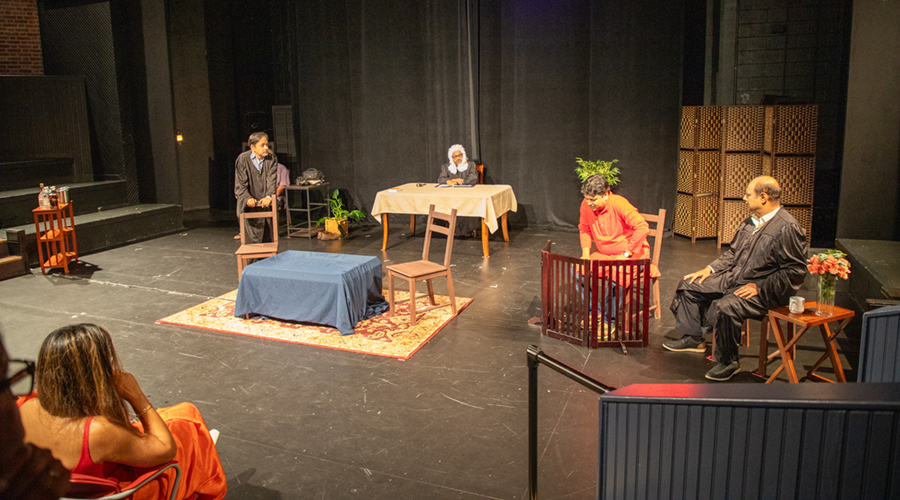 Cast of Tritiyo Nayan by Chicago Natyogosthi, directed by Dev Hazra