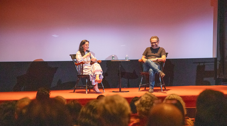 Professor Harleen Singh and Parama director, Professor Suman Ghosh