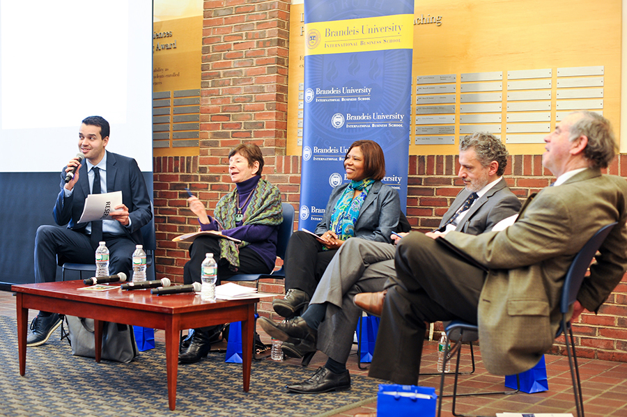 Panelists at the symposium.