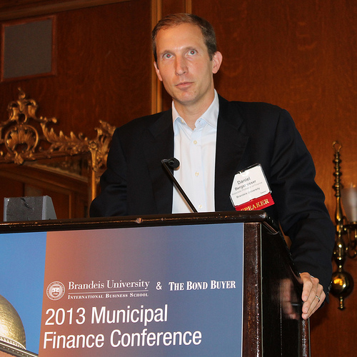 Daniel Bergstresser at the 2013 Municipal Finance Conference