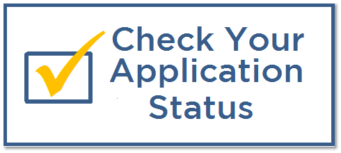 Check Your Application Status with checkmark